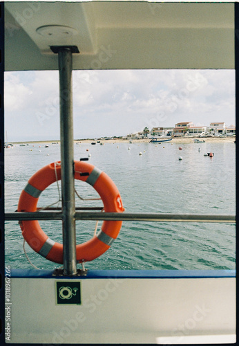 Boat trip to the island of Armona, Portugal photo