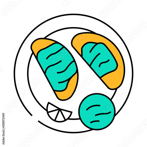 ratatouille cuisine line icon vector. ratatouille cuisine sign. isolated symbol illustration