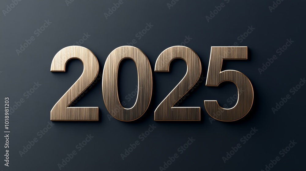 A stylized representation of the year 2025 in metallic numbers against a dark background. A stylized representation of the year 2025 in metallic numbers against a dark background.