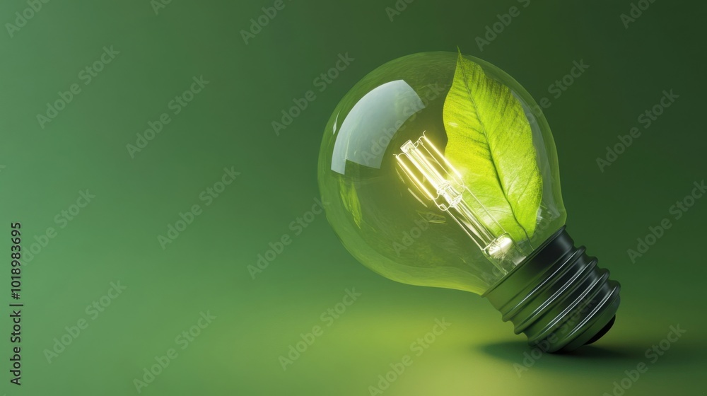 Innovative Eco-Friendly Light Bulb with Leaf Design for Sustainable Energy Solutions Innovative Eco-Friendly Light Bulb with Leaf Design for Sustainable Energy Solutions