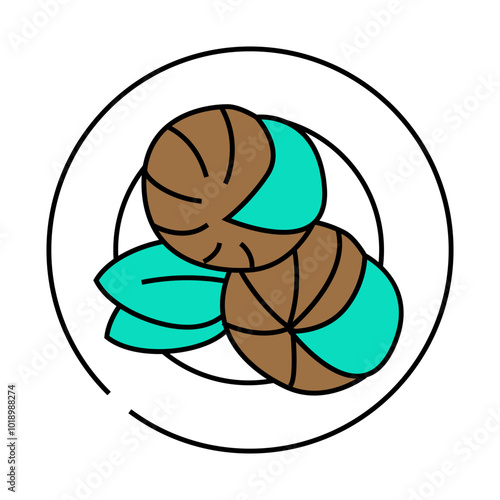 escargot dish french cuisine line icon vector. escargot dish french cuisine sign. isolated symbol illustration