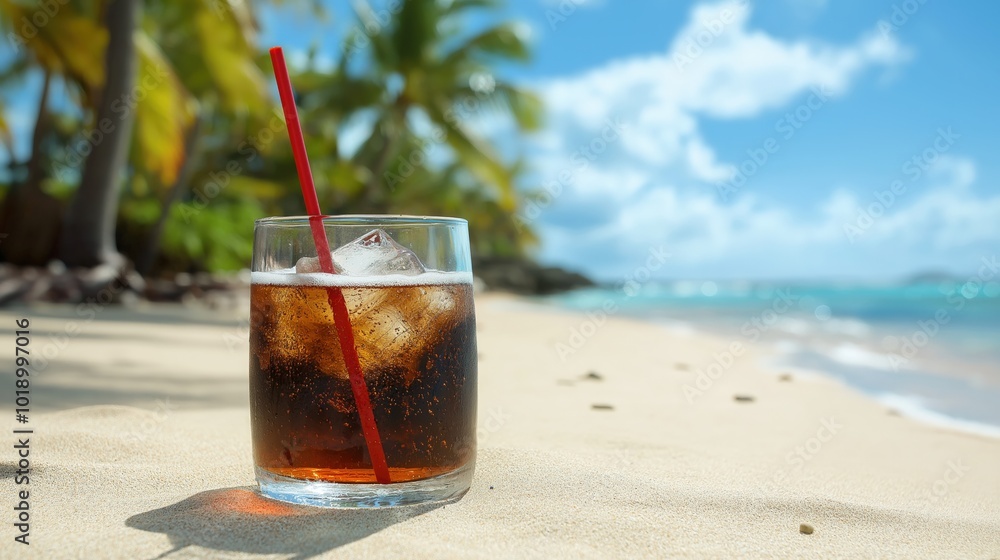Summer Refreshment: Cola on the Sand Summer Refreshment: Cola on the Sand