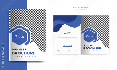 Brochure cover design template for business