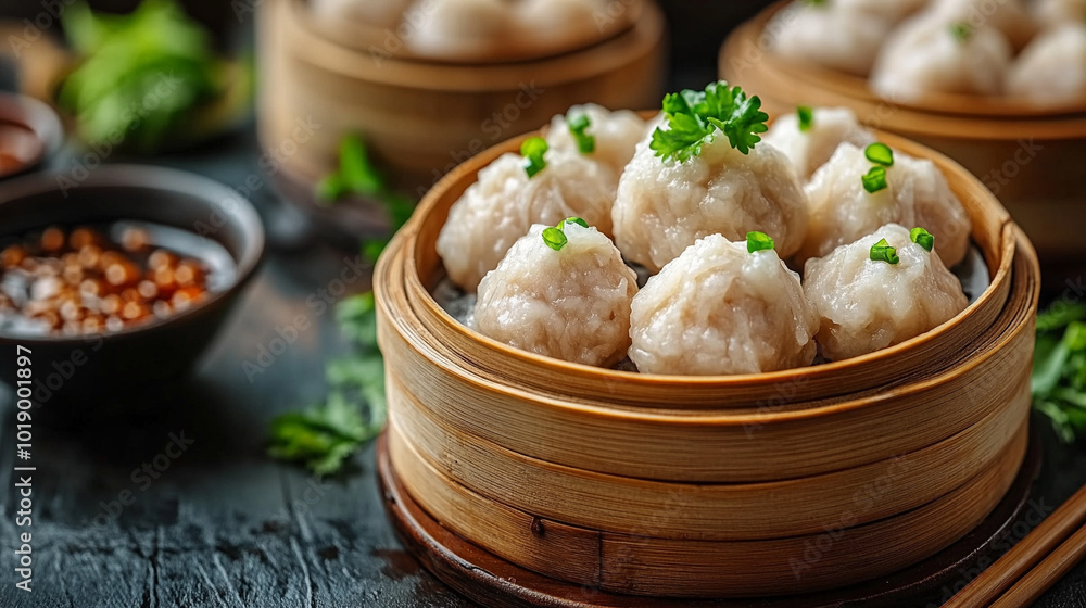 traditional Chinese bowl filled with steaming dumplings, symbolizing warmth, togetherness, and cultural heritage. The rustic brown bowl enhances the dish's authenticity and visual appeal traditional Chinese bowl filled with steaming dumplings, symbolizing warmth, togetherness, and cultural heritage. The rustic brown bowl enhances the dish's authenticity and visual appeal