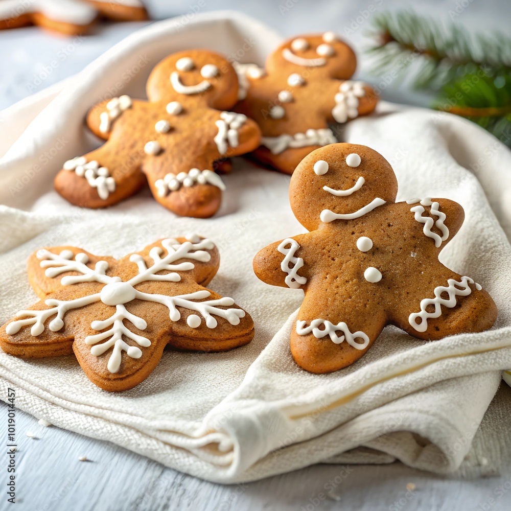 gingerbread cookies on a plate gingerbread cookies on a plate