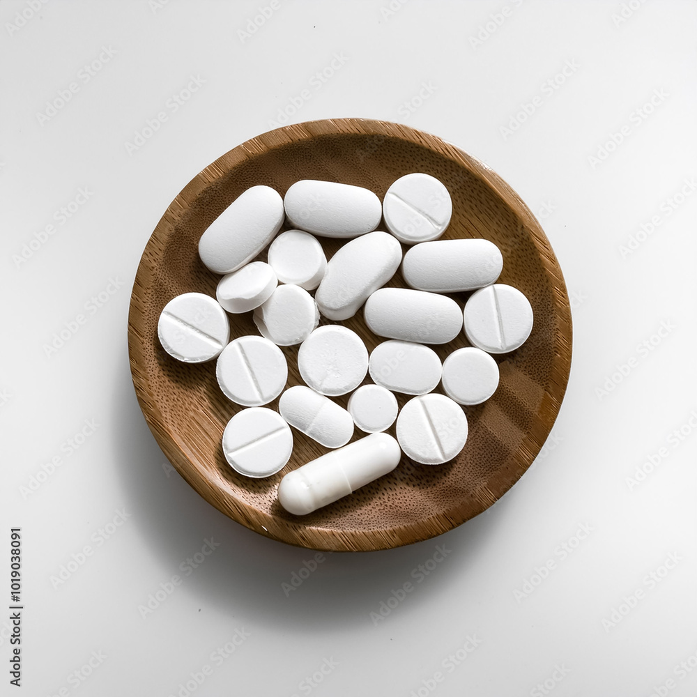 pills, isolated on a clean white background pills, isolated on a clean white background