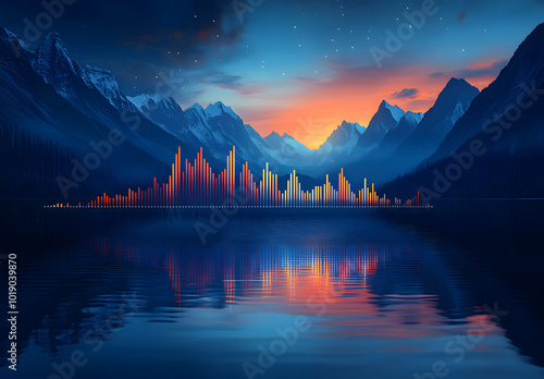 Creative forex background design