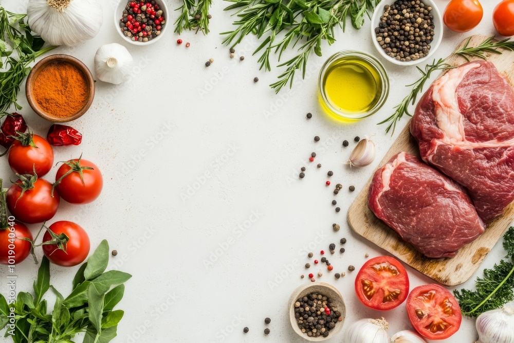 Fresh Ingredients for a Delicious Homemade Meal Fresh Ingredients for a Delicious Homemade Meal