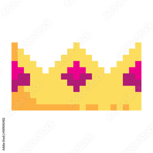 video game item pixelated crown