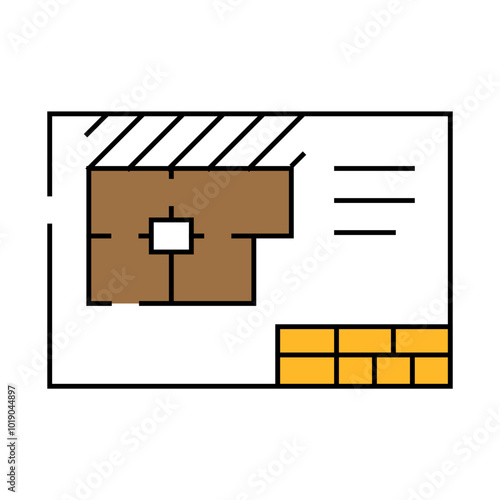 technical drawings architectural drafter line icon vector. technical drawings architectural drafter sign. isolated symbol illustration