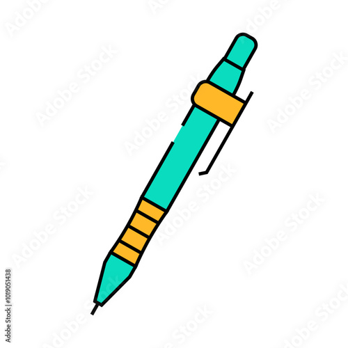 drafting pencil architectural drafter line icon vector. drafting pencil architectural drafter sign. isolated symbol illustration