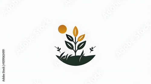 Agriculture Logo Template Design. agriculture engineering icon, farming industry, Agriculture Logo Template Design. agriculture engineering icon, farming industry. Icon or Symbol. farm, nature