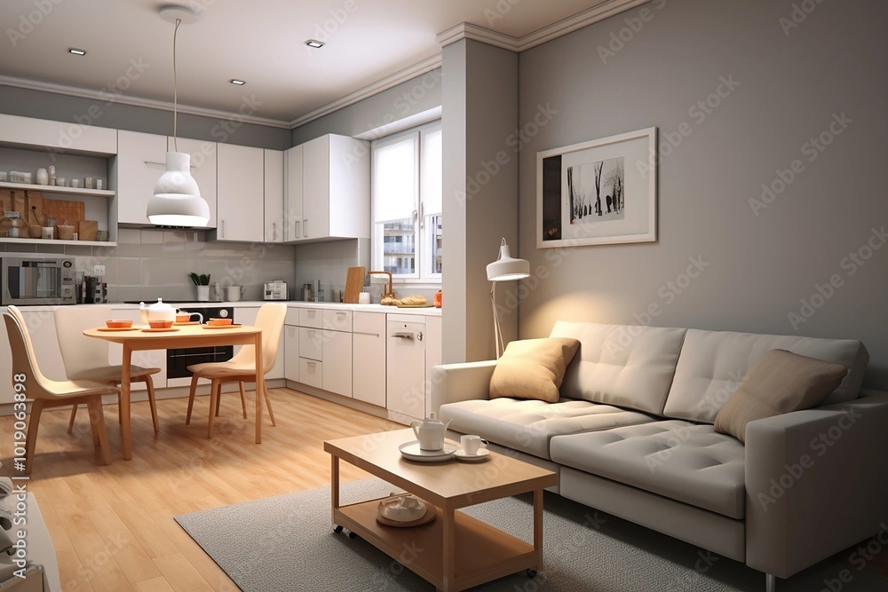 Creative living room interior design. Beautiful apartment flat design. Modern interior style. Studio interior Creative living room interior design. Beautiful apartment flat design. Modern interior style. Studio interior