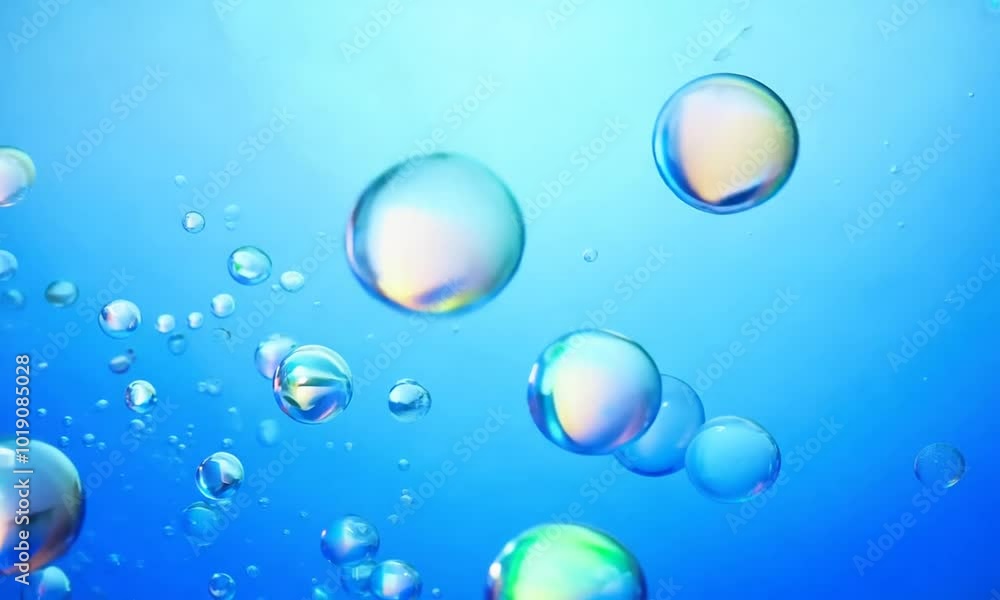 water drops on blue water drops on blue