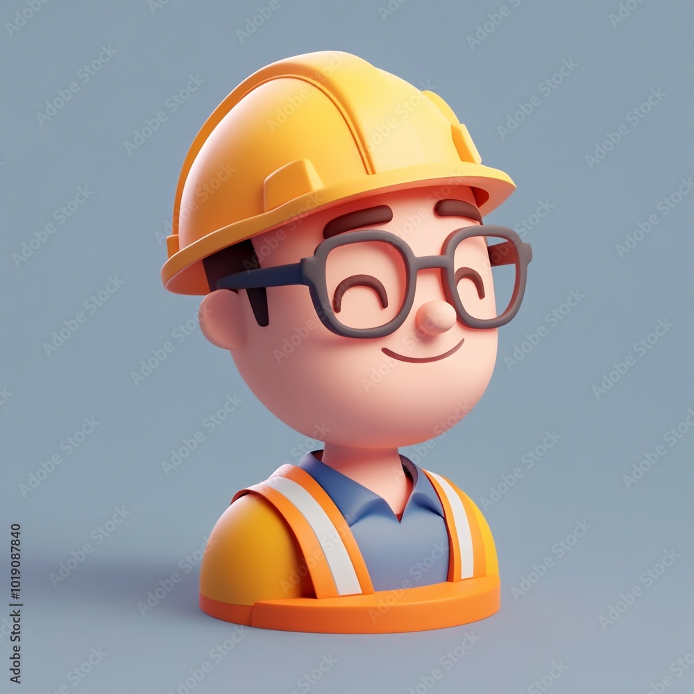 3D Architect Icon: Building Design and Planning Illustration Logo 3D Architect Icon: Building Design and Planning Illustration Logo