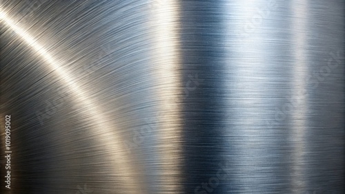 Low angle metallic texture of stainless steel with random shine