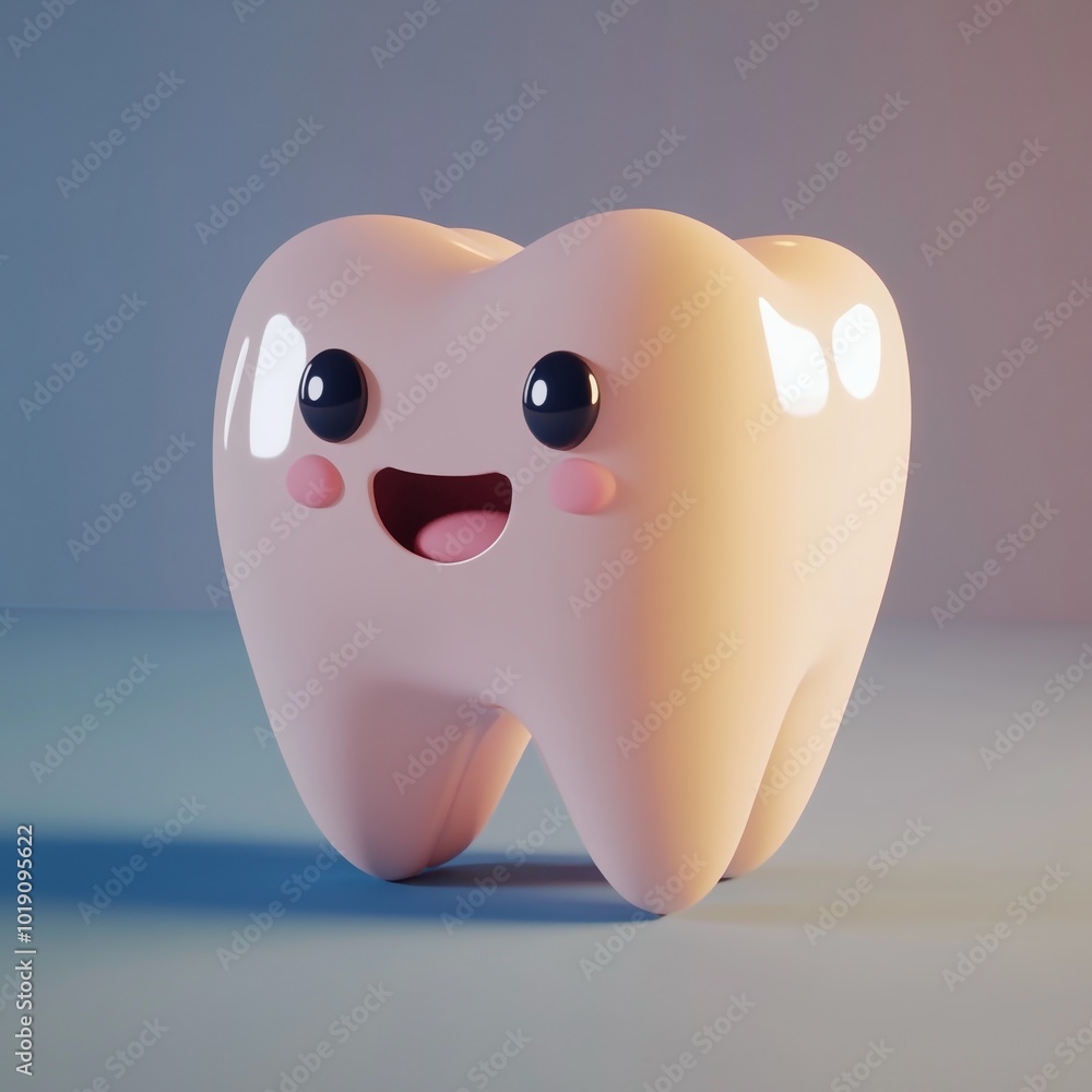3D Dentist Icon: Oral Health and Care Illustration Logo 3D Dentist Icon: Oral Health and Care Illustration Logo