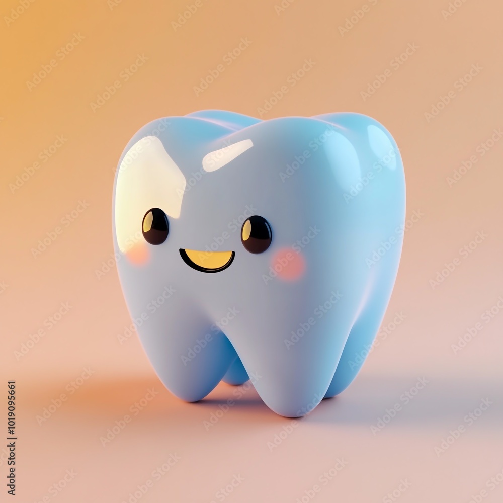 3D Dentist Icon: Oral Health and Care Illustration Logo 3D Dentist Icon: Oral Health and Care Illustration Logo