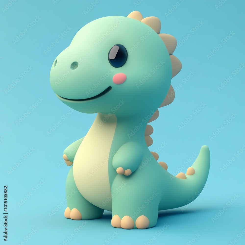 3D Nothosaurus Icon: Marine Reptile Predator Illustration Logo 3D Nothosaurus Icon: Marine Reptile Predator Illustration Logo