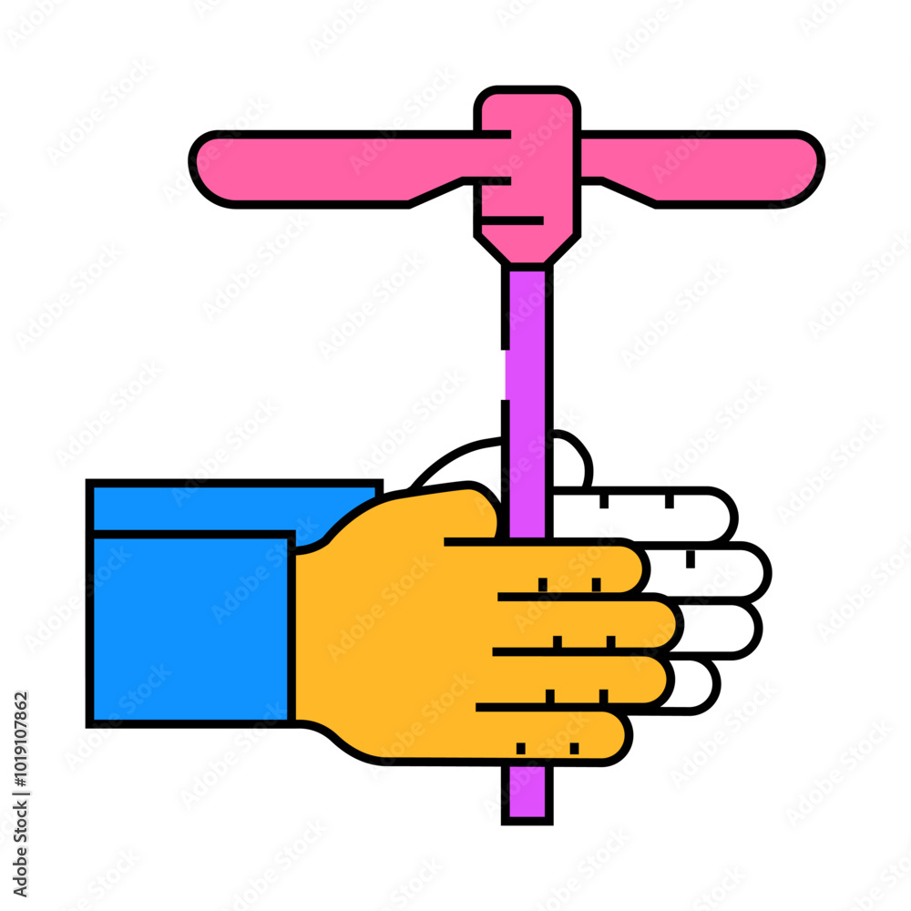twisting toy fidget line icon vector. twisting toy fidget sign. isolated symbol illustration twisting toy fidget line icon vector. twisting toy fidget sign. isolated symbol illustration