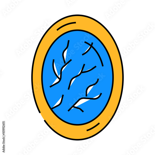 worry stones fidget toy line icon vector. worry stones fidget toy sign. isolated symbol illustration