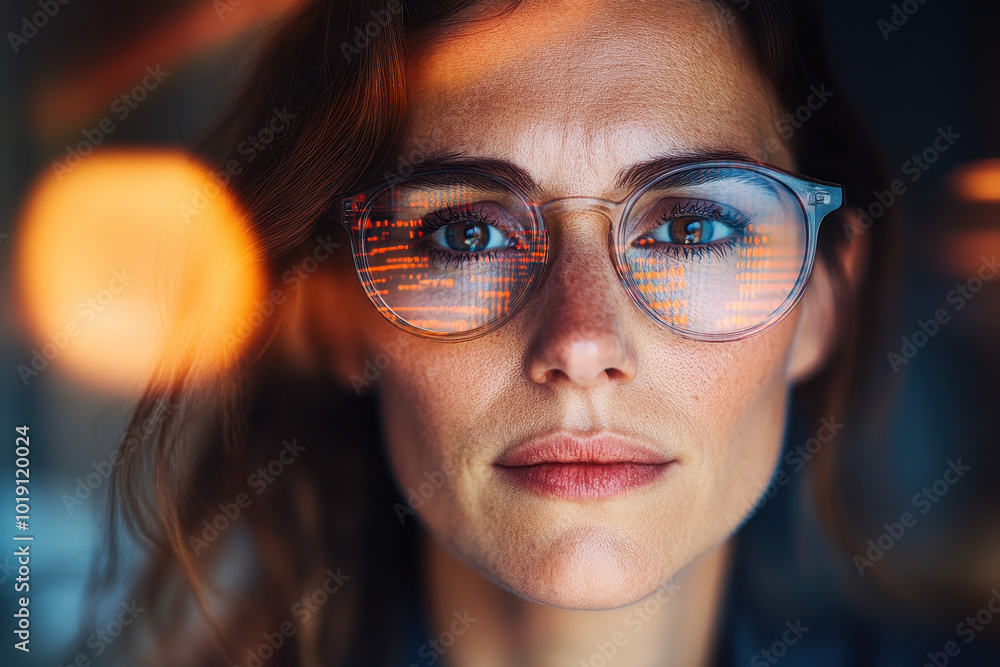 Intriguing Reflection: A High-Tech Focus Behind Modern Eyewear Intriguing Reflection: A High-Tech Focus Behind Modern Eyewear