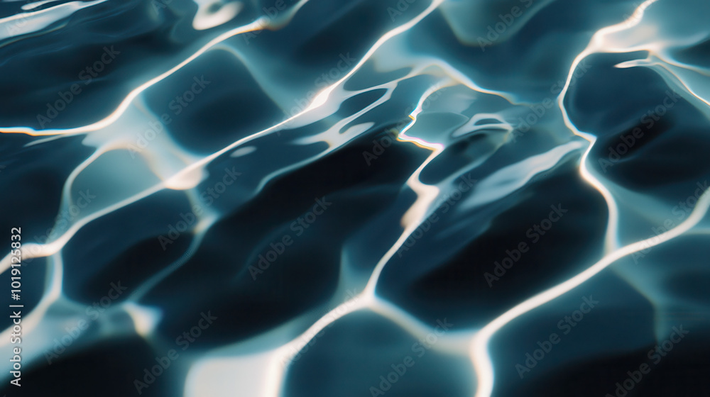 Mesmerizing Dance of Light on Serene Ocean Waves Mesmerizing Dance of Light on Serene Ocean Waves