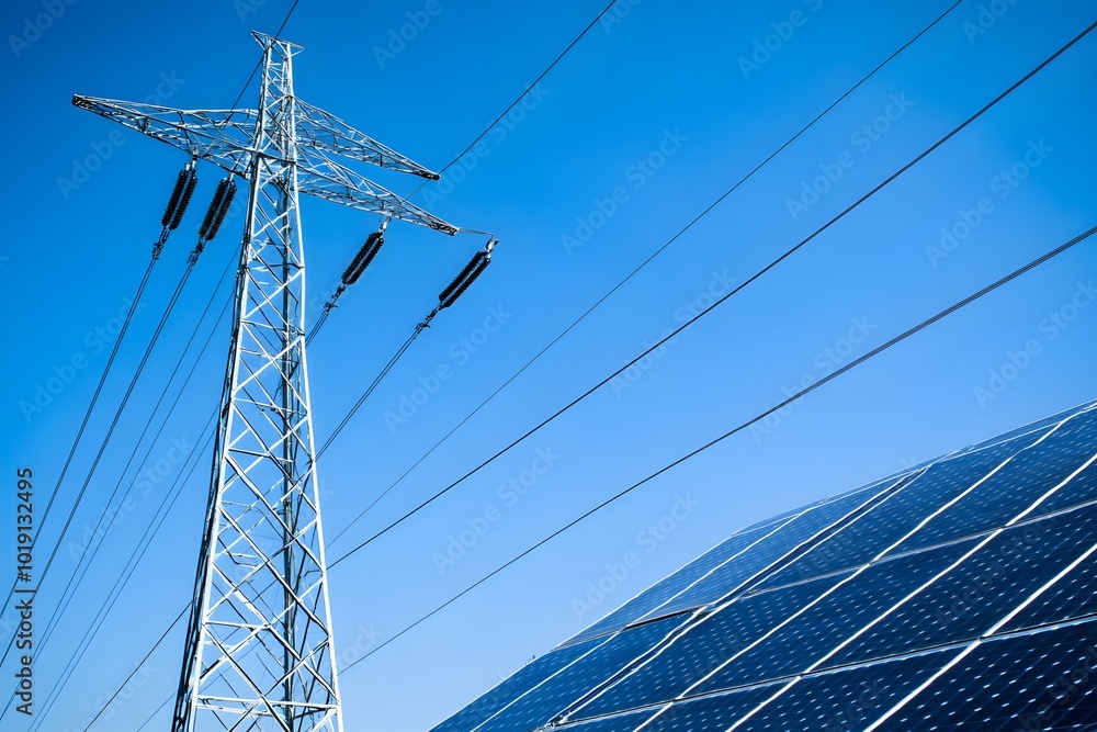 Fototapeta premium Renewable Energy Solar Panels