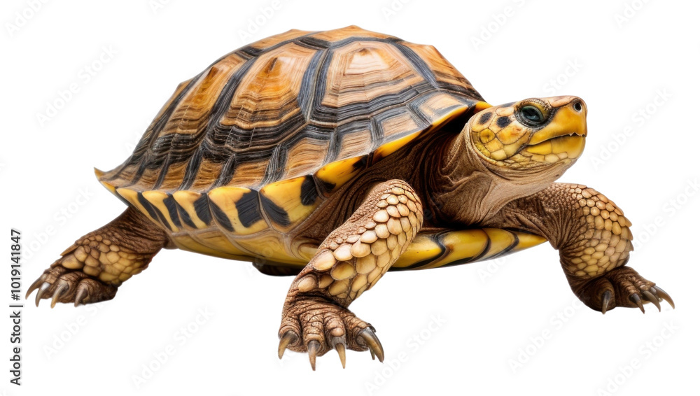 Obraz premium PNG Turtle reptile animal white background.