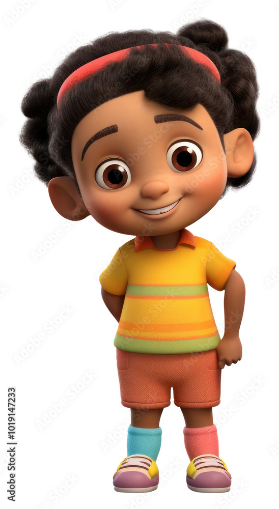 PNG Mixed female kid cartoon toy white background. PNG Mixed female kid cartoon toy white background.