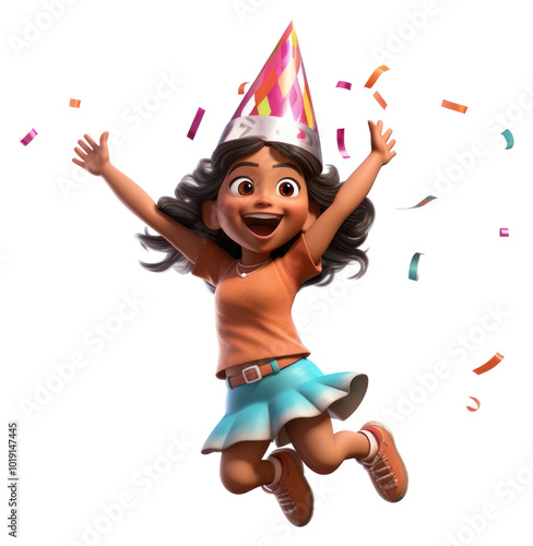 PNG Celebration party hat transparent background.