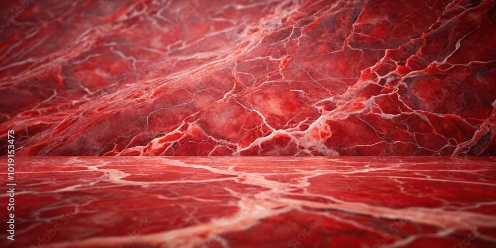 Abstract background of red marbling paint with depth of field Abstract background of red marbling paint with depth of field