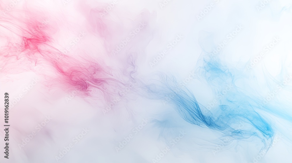 Ink cloud in water with acrylic color pigment. Abstract smoke background. Purple, blue, and pink colors. Ink cloud in water with acrylic color pigment. Abstract smoke background. Purple, blue, and pink colors.