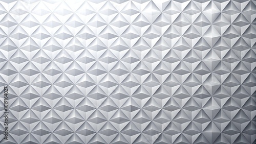 Abstract background of triangular patterns in white colors low poly wallpaper panoramic