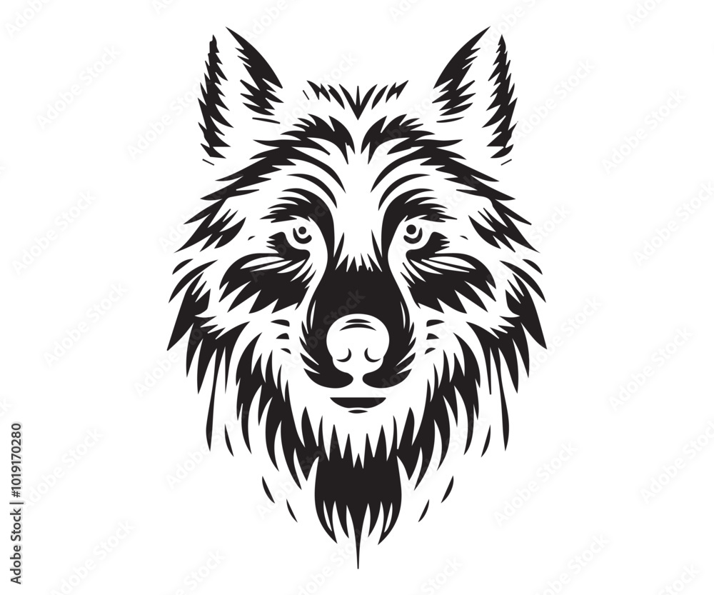 wolf head vector wolf head vector