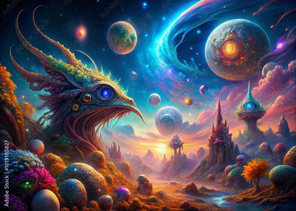 Mysterious Creatures of Space: Imaginary Life Forms from the Depths of the Cosmos in Fantasy Art Mysterious Creatures of Space: Imaginary Life Forms from the Depths of the Cosmos in Fantasy Art