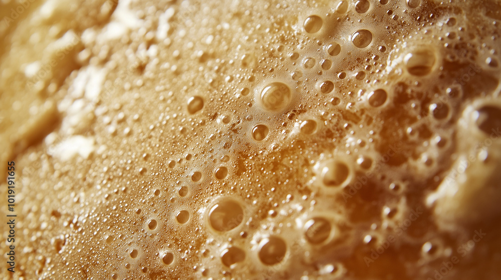 cooking pancake surface: a close-up, top-down view of a pancake cooking in the skillet, filling the entire frame with the focus on the pancake's surface as it cooks cooking pancake surface: a close-up, top-down view of a pancake cooking in the skillet, filling the entire frame with the focus on the pancake's surface as it cooks