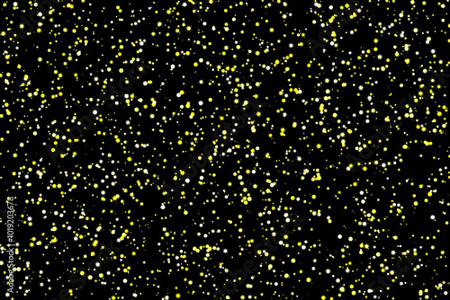 Yellow white stars in the night sky universe abstract background