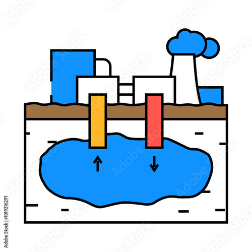 compressed air energy line icon vector. compressed air energy sign. isolated symbol illustration