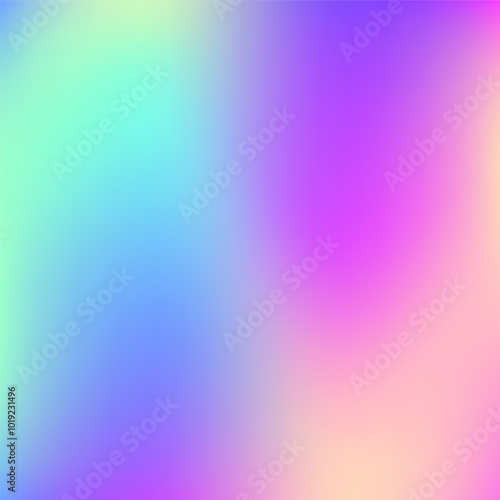 Iridescent Texture. Violet Retro Background. Soft Banner. Holographic Gradient. Rainbow Light. Abstract Background. Neon Multicolor Brochure. Hipster Fluid. Purple Iridescent Texture