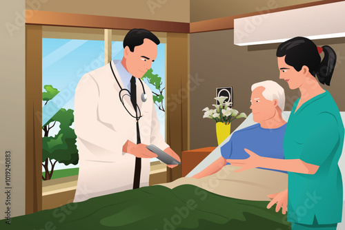 Doctor Talking to His Patient