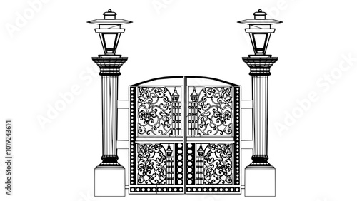 2D iron gate