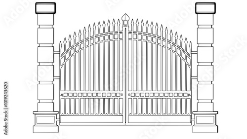 2D iron gate