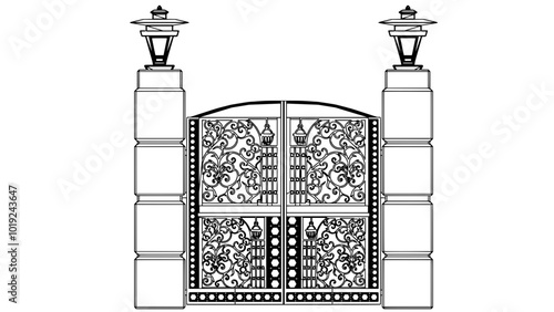 2D iron gate