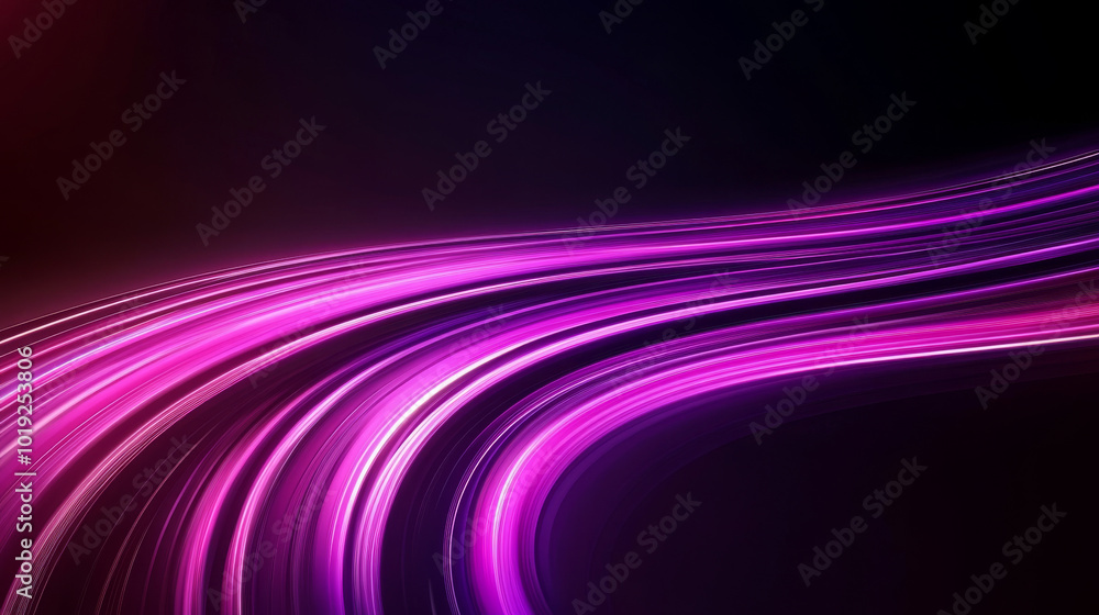 Abstract purple and pink light streaks on a black background. Abstract purple and pink light streaks on a black background.