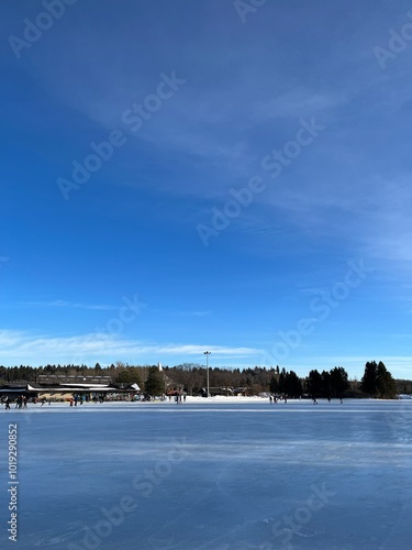 Ice Skating in the Winter