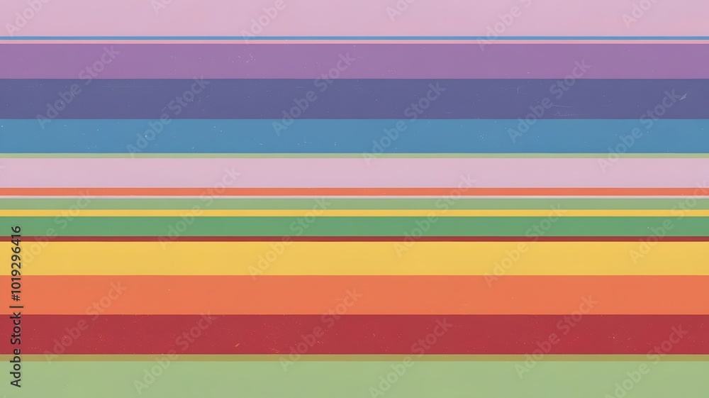 Horizontal pastel stripes abstract illustration in rainbow hues Horizontal pastel stripes abstract illustration in rainbow hues