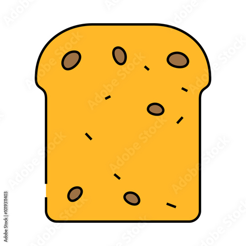 panettone bread italian cuisine line icon vector. panettone bread italian cuisine sign. isolated symbol illustration