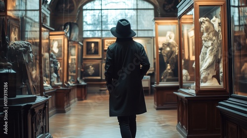 A Man in a Museum, Exploring the World of Art