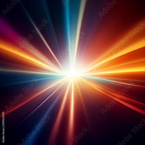 abstract background with rays